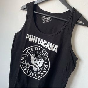 Maluko’s Punta Cana Cerveza Ron Mamajuana Tank Tee